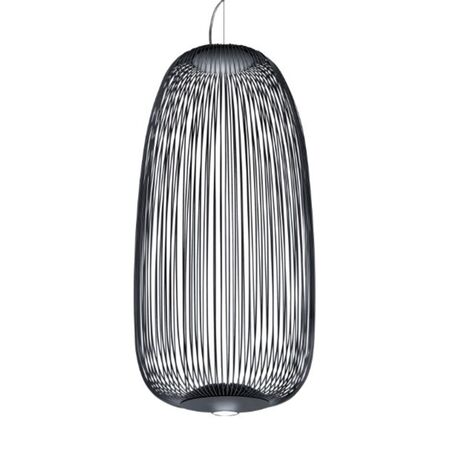 Foscarini Pendelleuchte Spokes 1 von Foscarini Bluetooth - Casambi App, Graphit