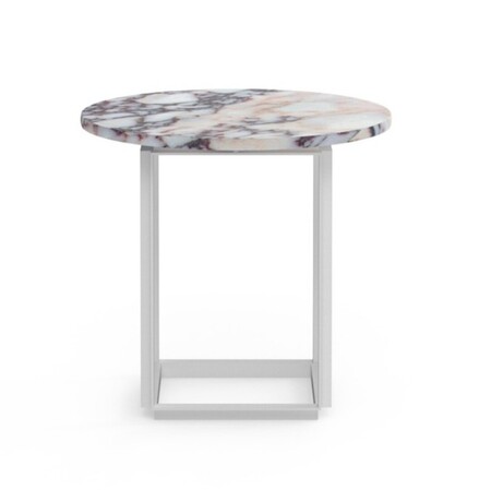 New Works New Works Florence Side Table Ø 50 cm White Viola