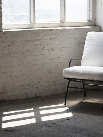 Serax One Seater Stresa Incl. Kissen Weib 50X64 H75