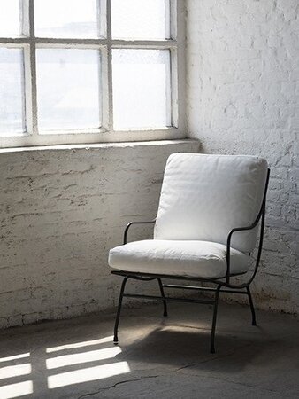 Serax One Seater Stresa Incl. Kissen Weib 50X64 H75