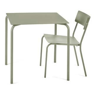 Serax August Tish Alu 70X70 H73 - Eucalyptus Grün