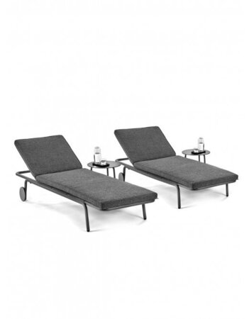 Serax Cushion Sun Bed Black August