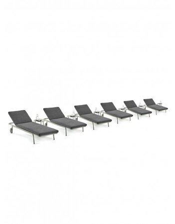 Serax Cushion Sun Bed Black August