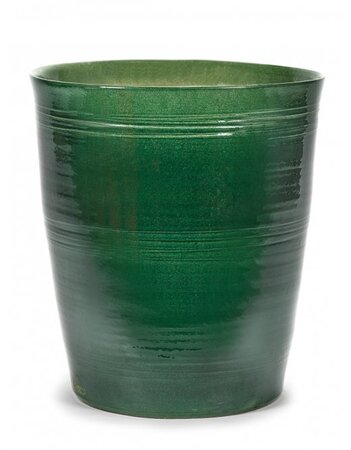 Serax Pot Lines Green D40 H44