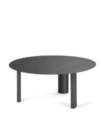 Serax Side Table L Black Tubes - Couchtisch ⌀70cm x H 29,5cm