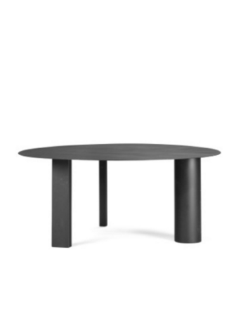 Serax Side Table L Black Tubes - Couchtisch ⌀70cm x H 29,5cm