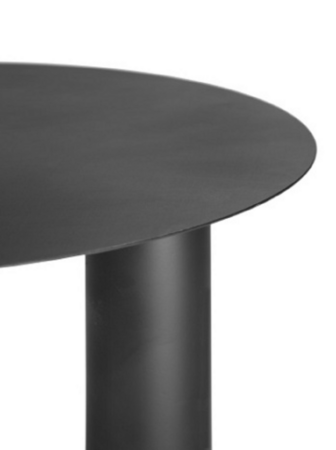 Serax Side Table L Black Tubes - Couchtisch ⌀70cm x H 29,5cm