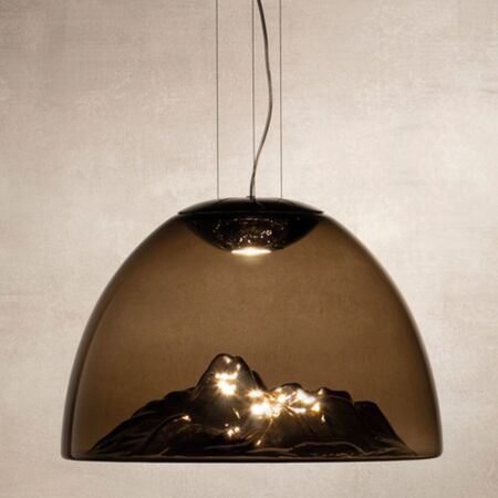 AxoLight Mountain-View-LED-Pendelleuchte-Braun-1