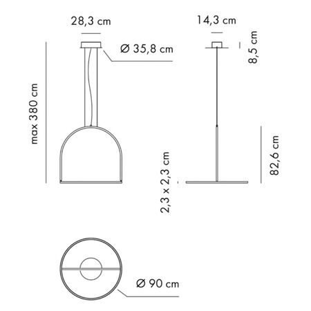 Axolight-U-Light-Bell-LED-Pendelleuchte-90