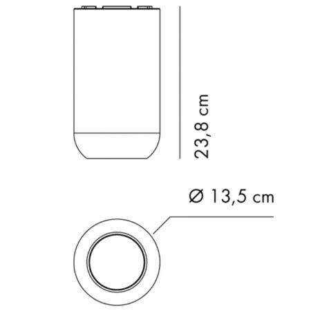 Axolight-Urban-LED-Deckenleuchte-23cm