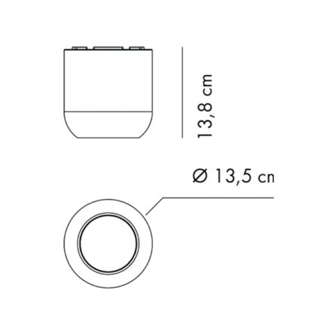 Axolight-Urban-LED-Deckenleuchte-13cm