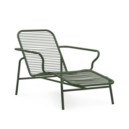 Normann Copenhagen Normann Copenhagen Vig Chaise Lounge - Sonnenliege Dunkelgrün