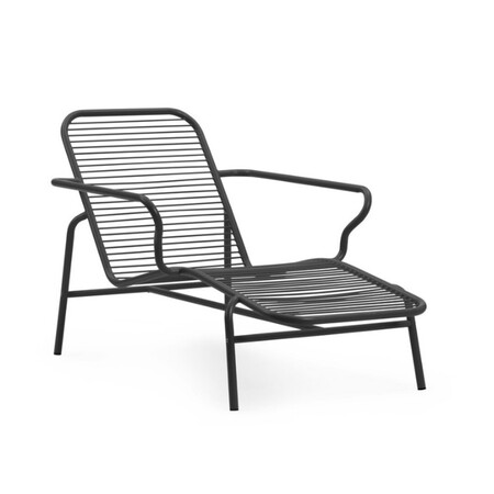 Normann Copenhagen Normann Copenhagen Vig Chaise Lounge - Sonnenliege Schwarz