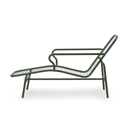 Normann Copenhagen Normann Copenhagen Vig Chaise Lounge - Sonnenliege Dunkelgrün