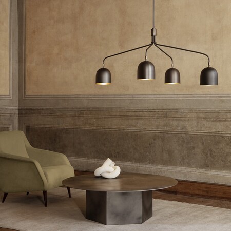 Gubi Gubi Howard Chandelier 4 Arm Long - Kronleuchter