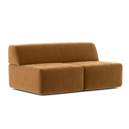 Classicon Module A Zweisitzer Mitte Sofa Soft Stone von Classicon Andro Plus - Kupfer 824 