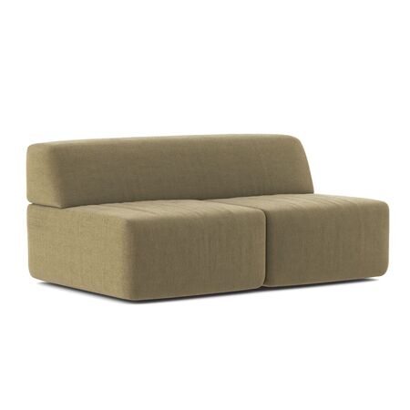 Classicon Module A Zweisitzer Mitte Sofa Soft Stone von Classicon Tinto - Grünbeige 713 