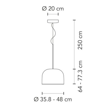 FontanaArte Pendelleuchte Equatore LED von FontanaArte 