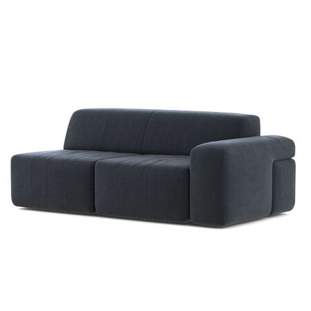 Classicon Module C Zweisitzer Rechts Sofa Soft Stone von Classicon Andro Plus - Blau 555