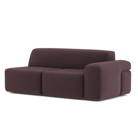 Classicon Module C Zweisitzer Rechts Sofa Soft Stone von Classicon Pamir RE - Bordeaux 448