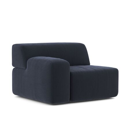 Classicon Module E Einsitzer Links Sofa Soft Stone von Classicon Tinto - Blau 597 