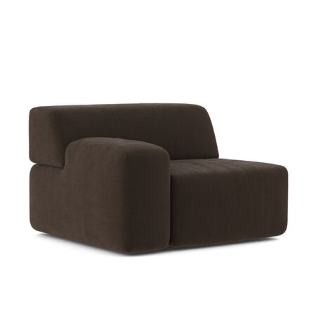 Classicon Module E Einsitzer Links Sofa Soft Stone von Classicon Tinto - Braun 898