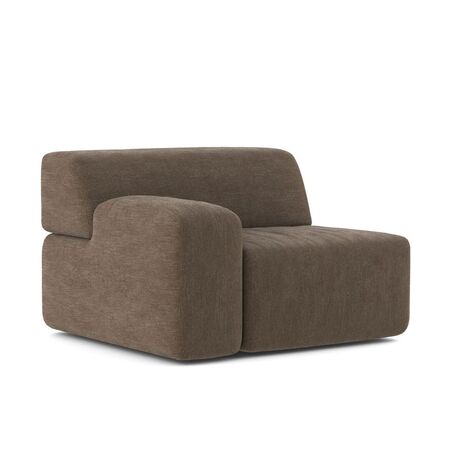 Classicon Module E Einsitzer Links Sofa Soft Stone von Classicon Tinto - Braunbeige 986
