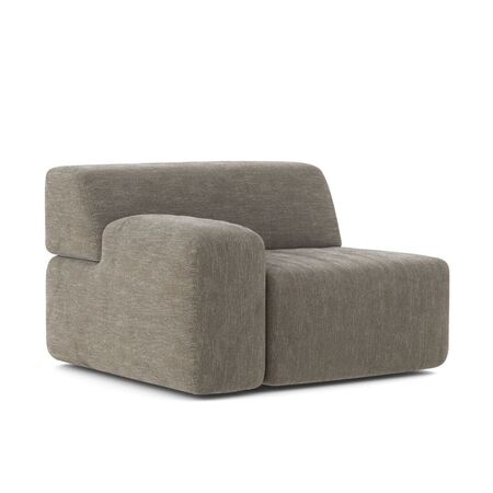 Classicon Module E Einsitzer Links Sofa Soft Stone von Classicon Tinto - Hellgrün 976