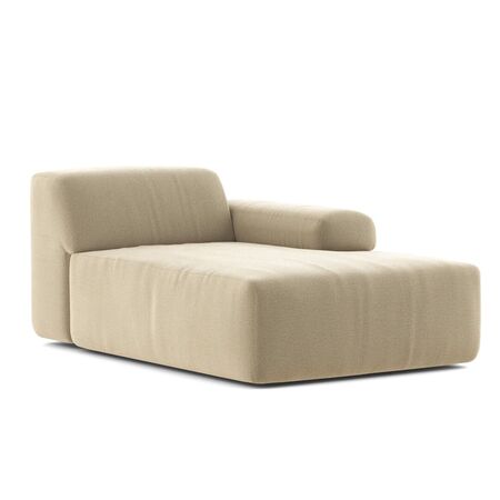 Classicon Module H Recamier Rechts Sofa Soft Stone von Classicon Andro Plus - Beige 882