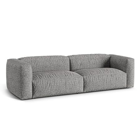 Micadoni MICADONI MARTINA 3 Sitzer Sofa Boucle Monet - Graphite