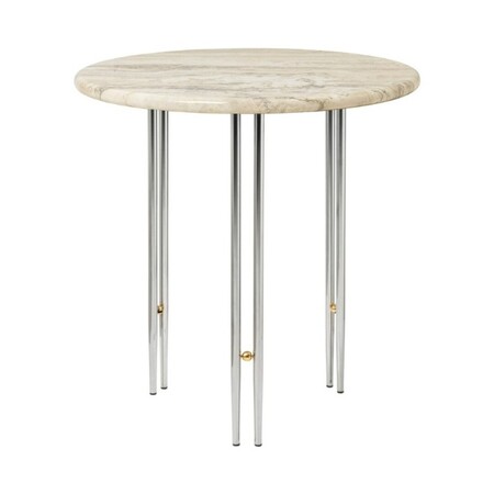 Gubi Gubi Ioi Beistelltisch Chrome / Brass Sphere