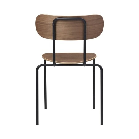 Gubi Gubi Coco Dining Chair - Stuhl Stapelbar Walnut Lacquered