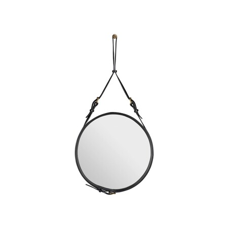 Gubi Runder Spiegel 'Adnet' Black, Ø: 45 cm