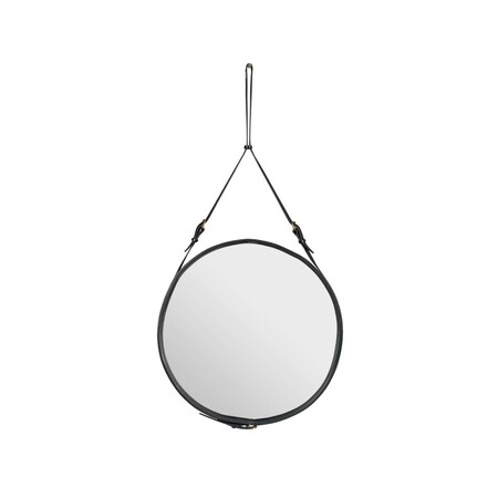 Gubi Runder Spiegel 'Adnet' Black, Ø: 58 cm