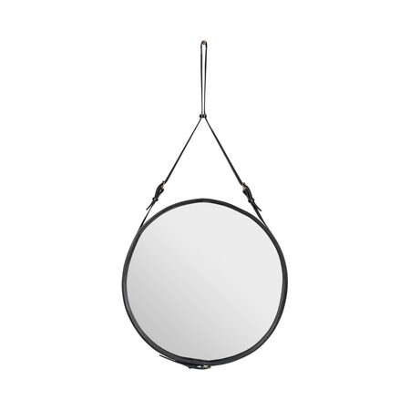 Gubi Runder Spiegel 'Adnet' Black, Ø: 70 cm