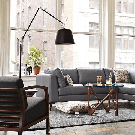 Stehleuchte Tolomeo Mega Terra LED Schwarz Artemide