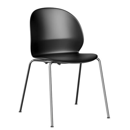 Fritz Hansen Fritz Hansen No2-10 Stuhl Black / Chrom