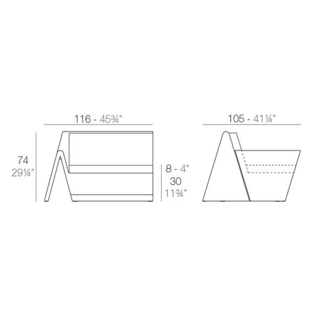 Vondom Vondom Rest Right - Sofa