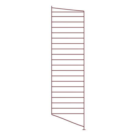 String Furniture Floor Panels / Pack 1 Dunkelrot, H: 115 cm, T: 30 cm