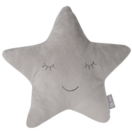 Roba Bundle Lil Sofa Inkl Kindersofa Sternenhocker & Dekokissen Stern - Silbergrau