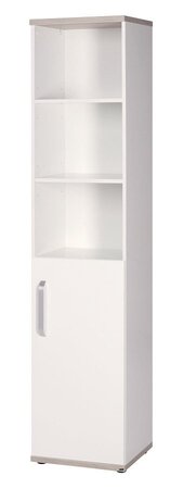Roba Standregal Moritz Korpus & Fronten Weiss Dekorelemente Luna Elm