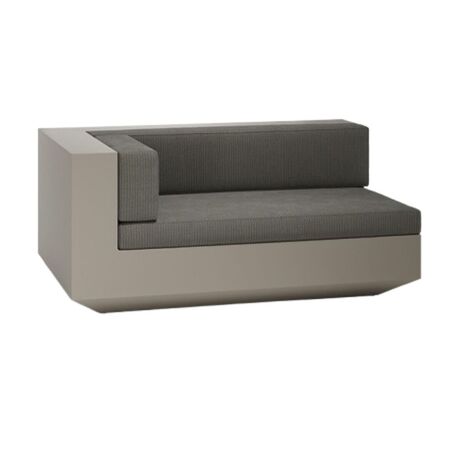 Vondom Vondom Vela Left - Chaise Longue  Tortora, Basic 