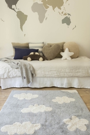 Lorena Canals Clouds 120 x 160 cm - Grey 