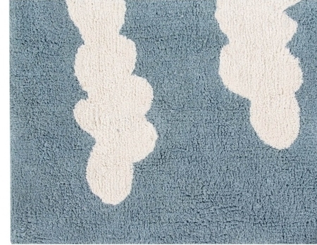 Lorena Canals Clouds 120 x 160 cm - Vintage Blue