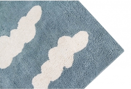Lorena Canals Clouds 120 x 160 cm - Vintage Blue