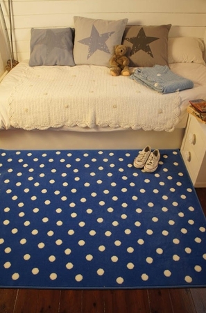Lorena Canals Dots Deep Blue 200 x 300 cm