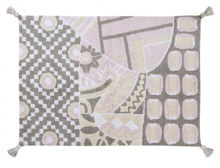 Lorena Canals Jubiläumskollektion Indian Bag - Grau - Rosa