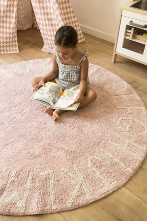 Lorena Canals Round ABC Ø 150 cm - Vintage Nude - Natural