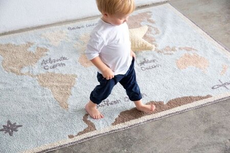 Lorena Canals Back To School Vintage Map 140 x 200 cm
