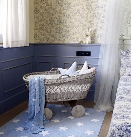 Lorena Canals Blue Stars White 120 x 160